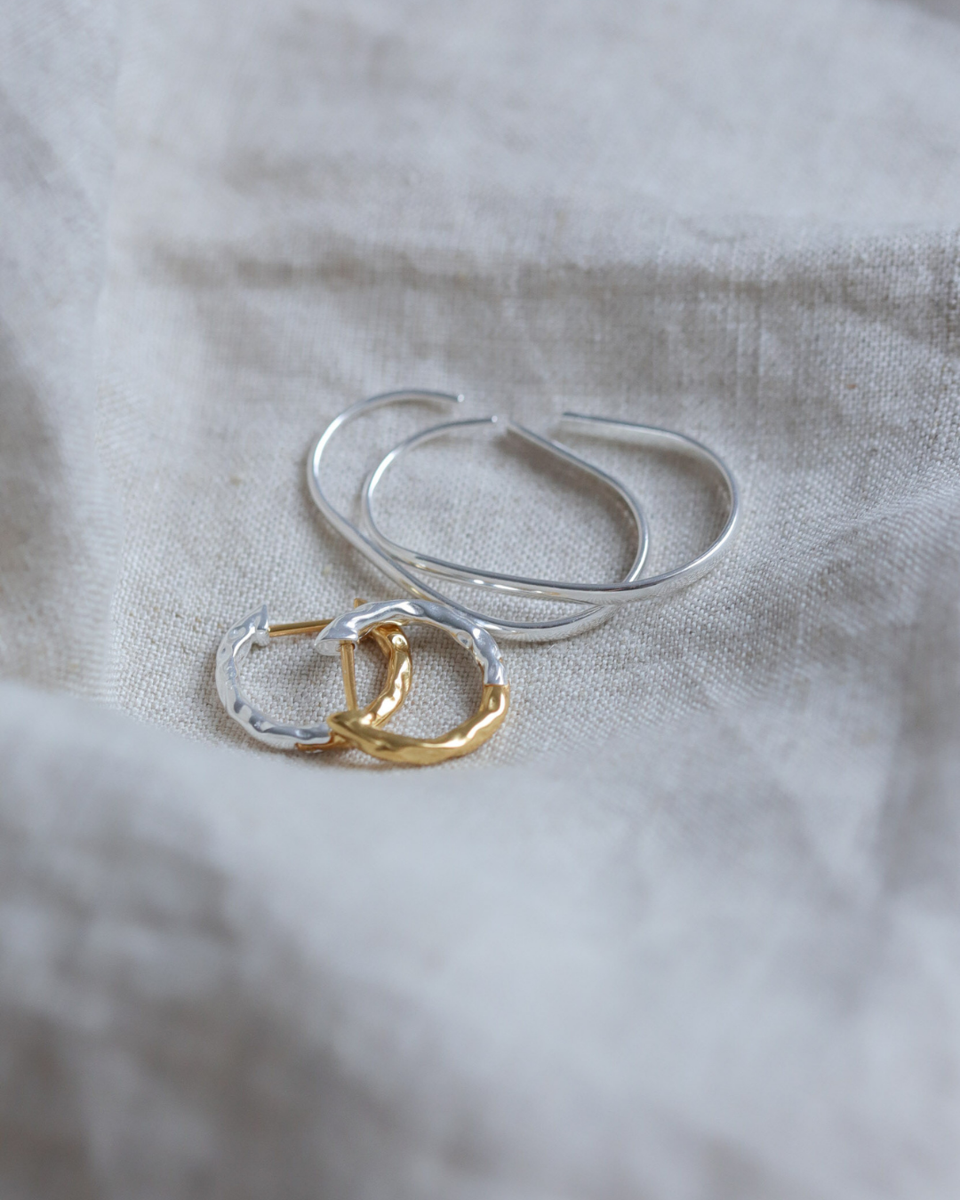 sterling zilveren oorbel