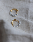 Gold & silver earrings