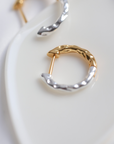 Gold & silver earrings