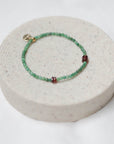 Groen agaat armbandje