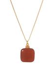 Lange gouden ketting agaat