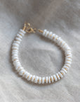 Goud witte armband