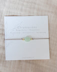 Handgemaakt chrysopraas armbandje