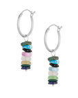 Gemstone earrings || Gold