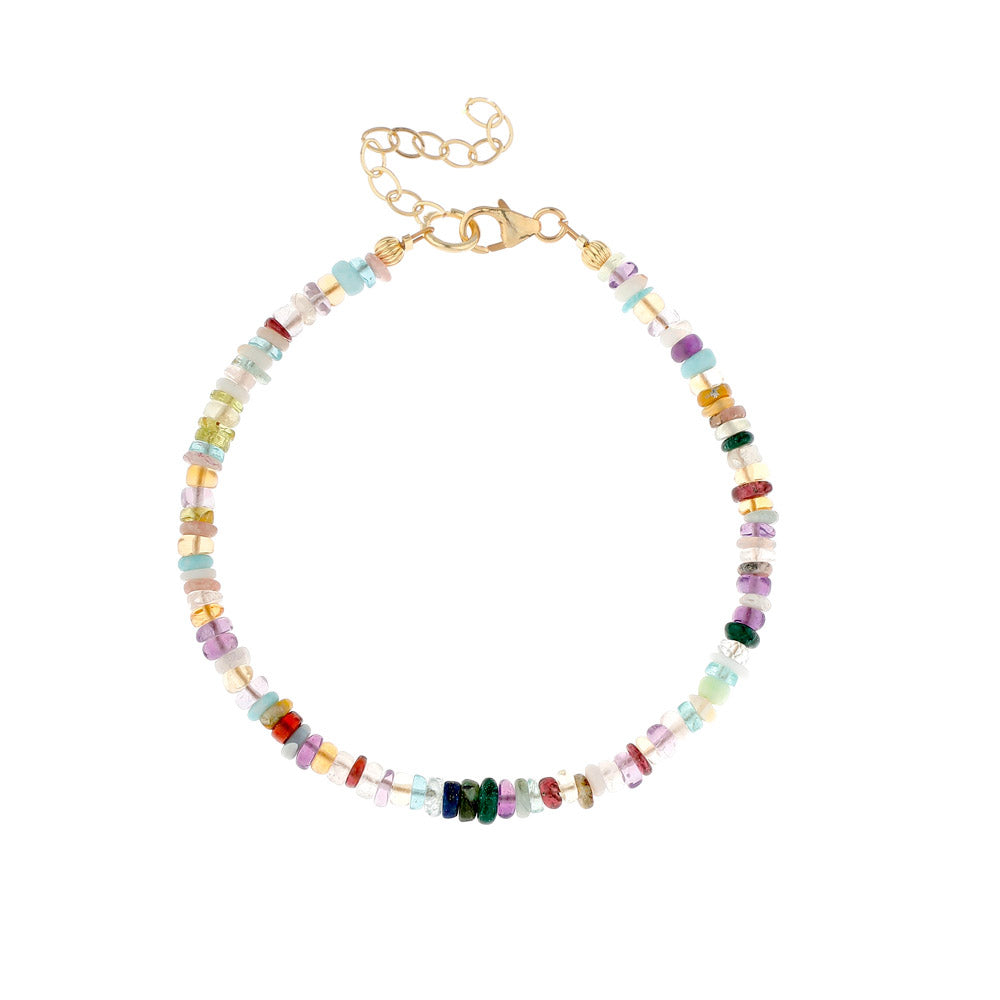 edelstenen mix armband