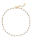 gouden enkelbandje onyx