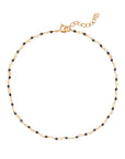 gouden enkelbandje onyx