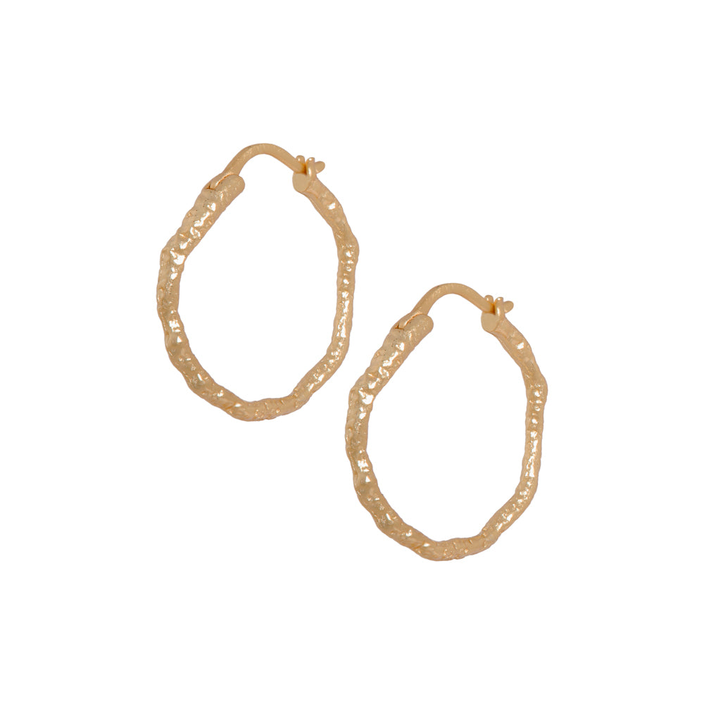 18k gold plated oorbellen