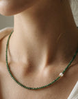 edelsteen ketting kort