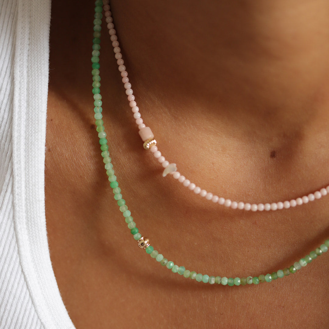 chrysopraas ketting