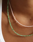 chrysopraas ketting