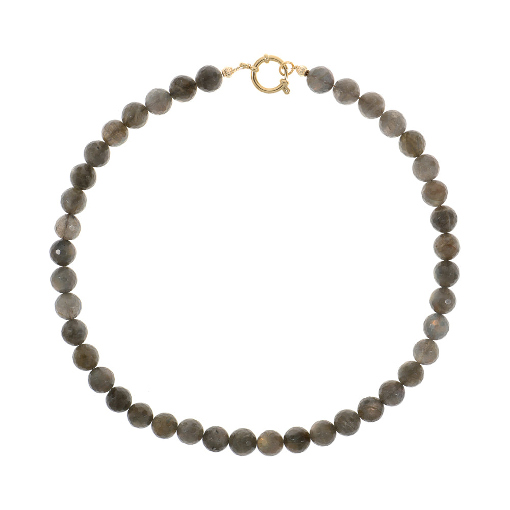 labradoriet edelsteen ketting