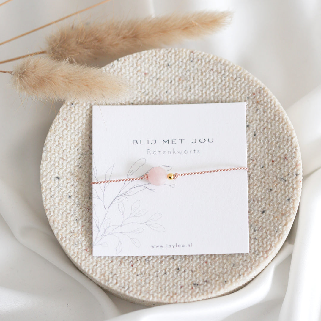 rozenkwarts armbandje