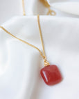 Gouden agaat ketting