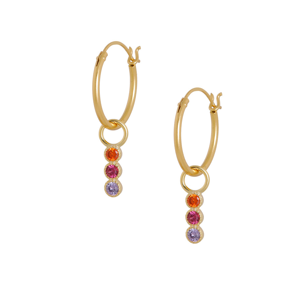 Gouden kleurige oorbellen