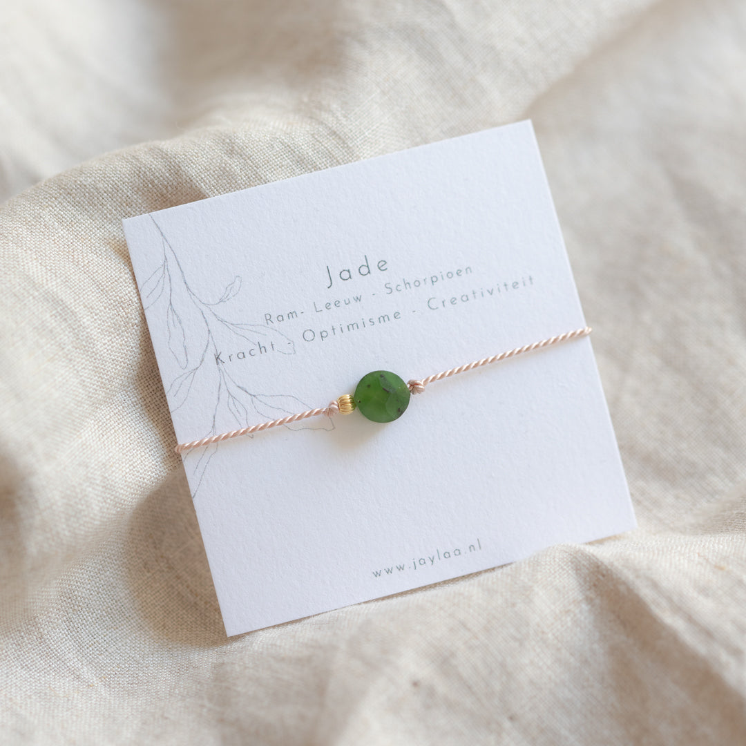 groene jade armbandje