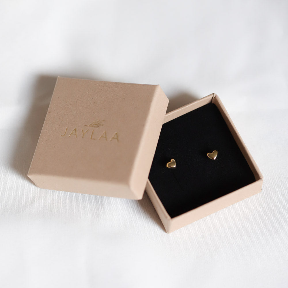 gouden hartjes oorbellen