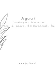 edelsteenkaart agaat
