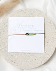 chrysopraas armbandje
