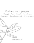 edelsteenkaart dalmatiër jaspis