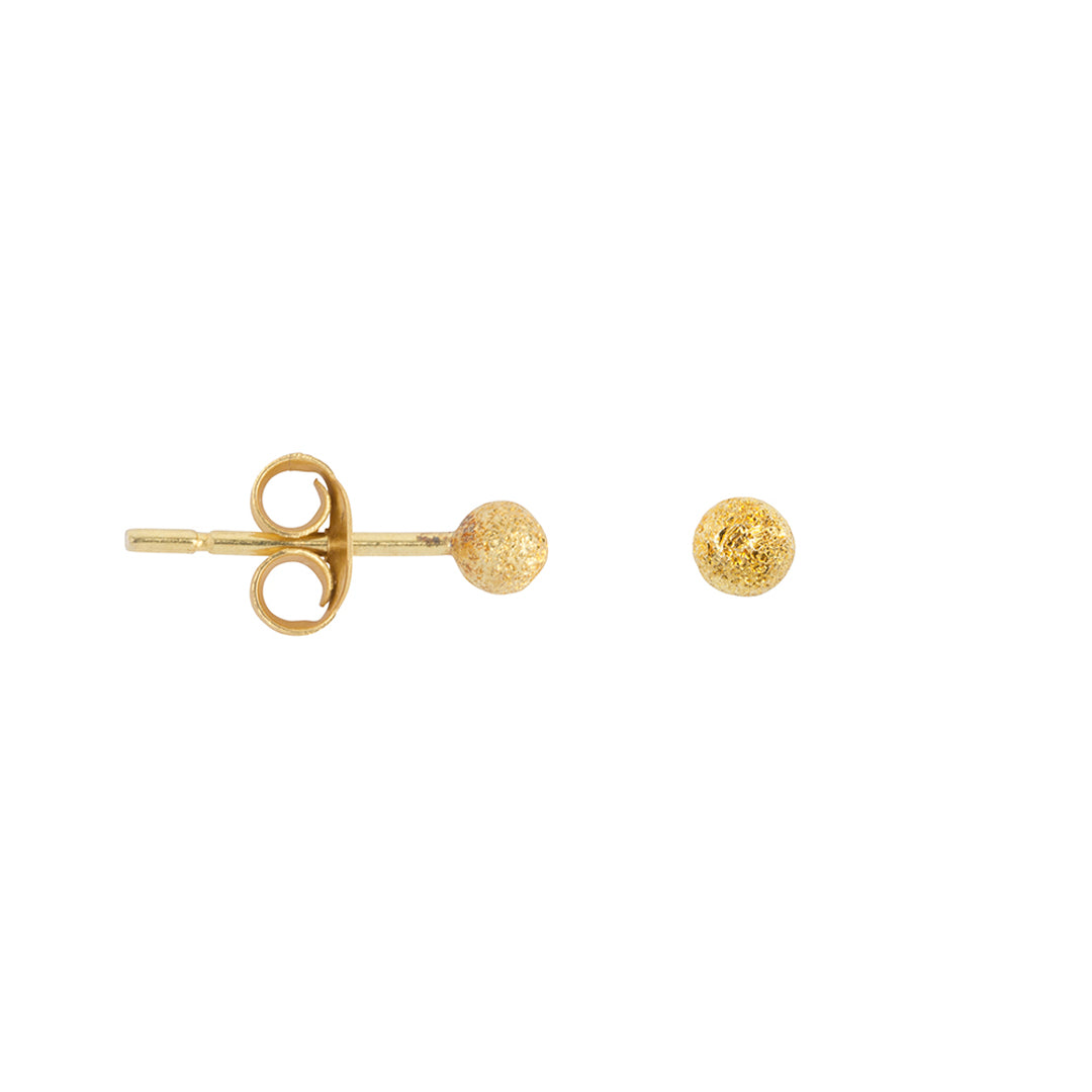 Gold plated Dot oorbellen