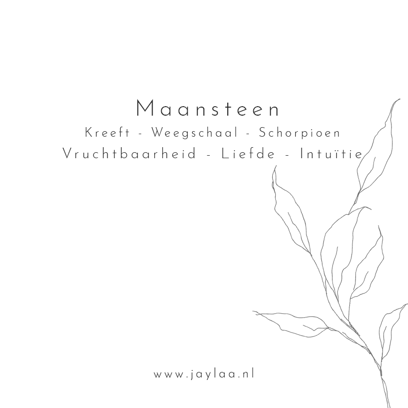 maansteen edelsteenkaart