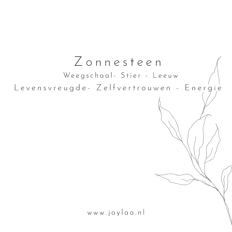 edelsteenkaart zonnesteen