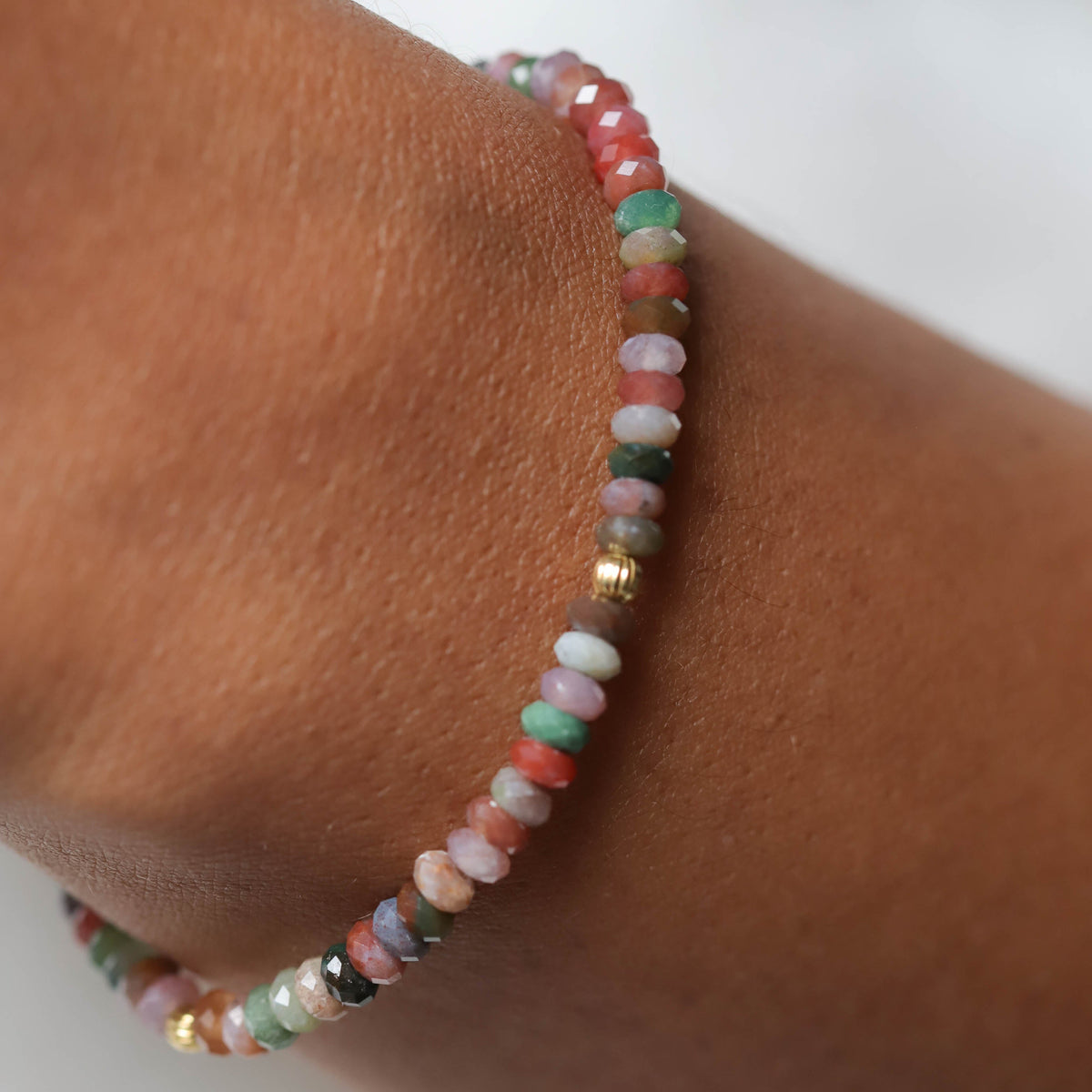 agaat edelsteen armband Jaylaa 
