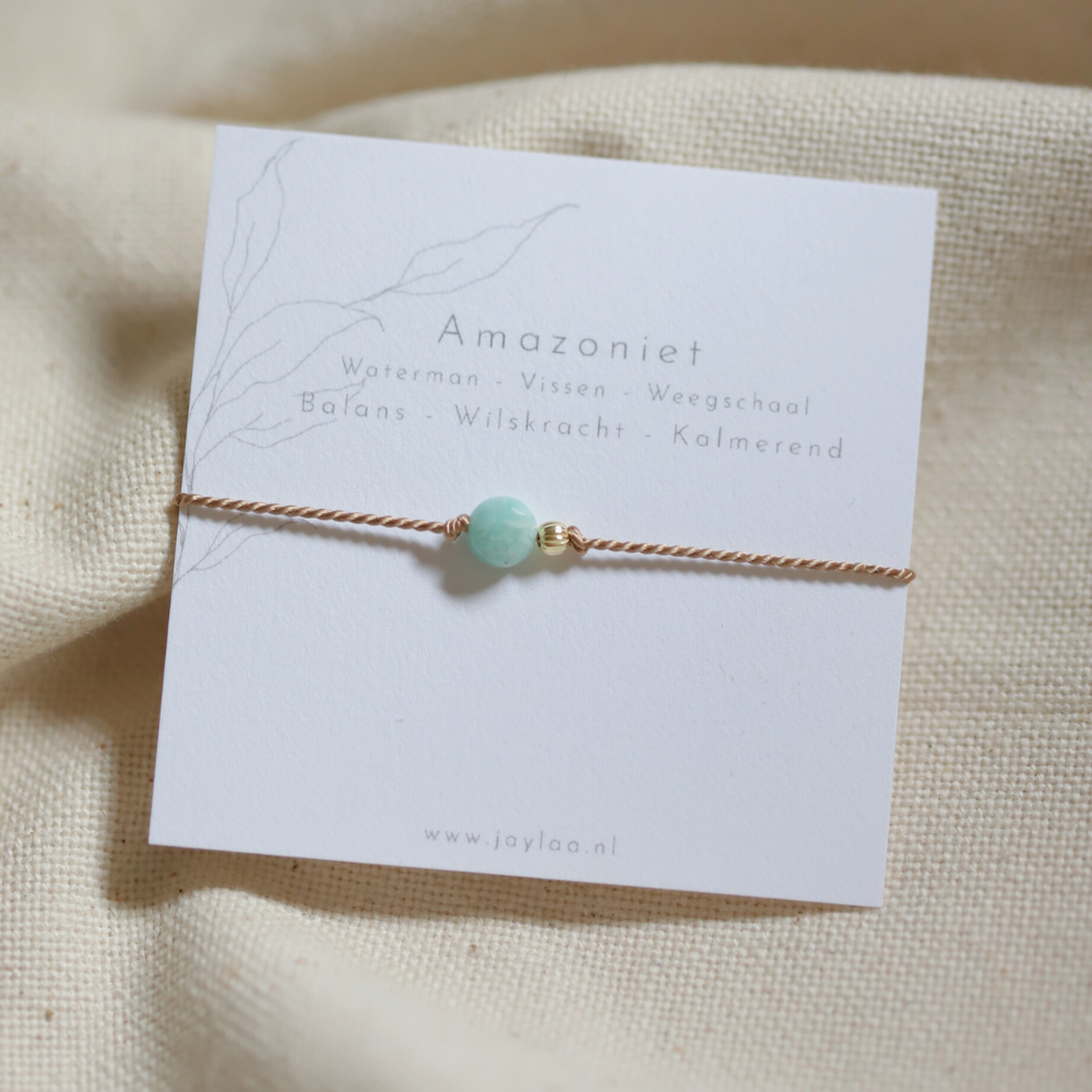 edelsteen armband amazoniet