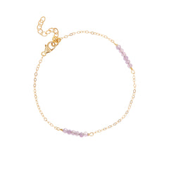 handgemaakt gouden armbandje