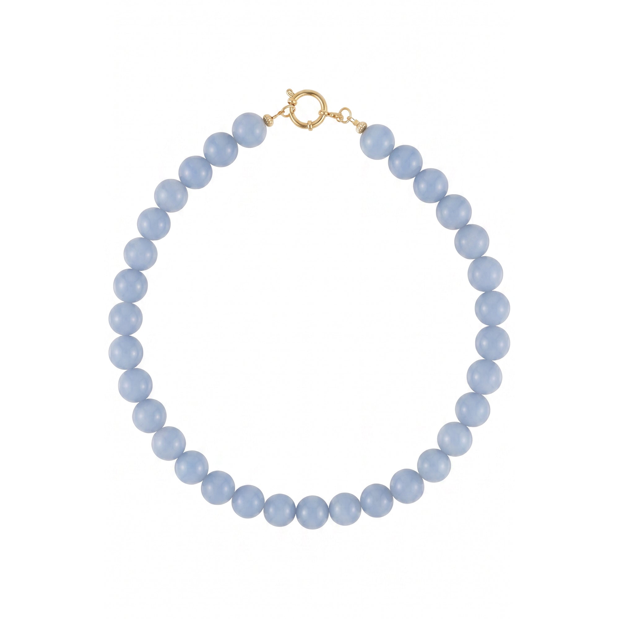 angelit edelsteen ketting