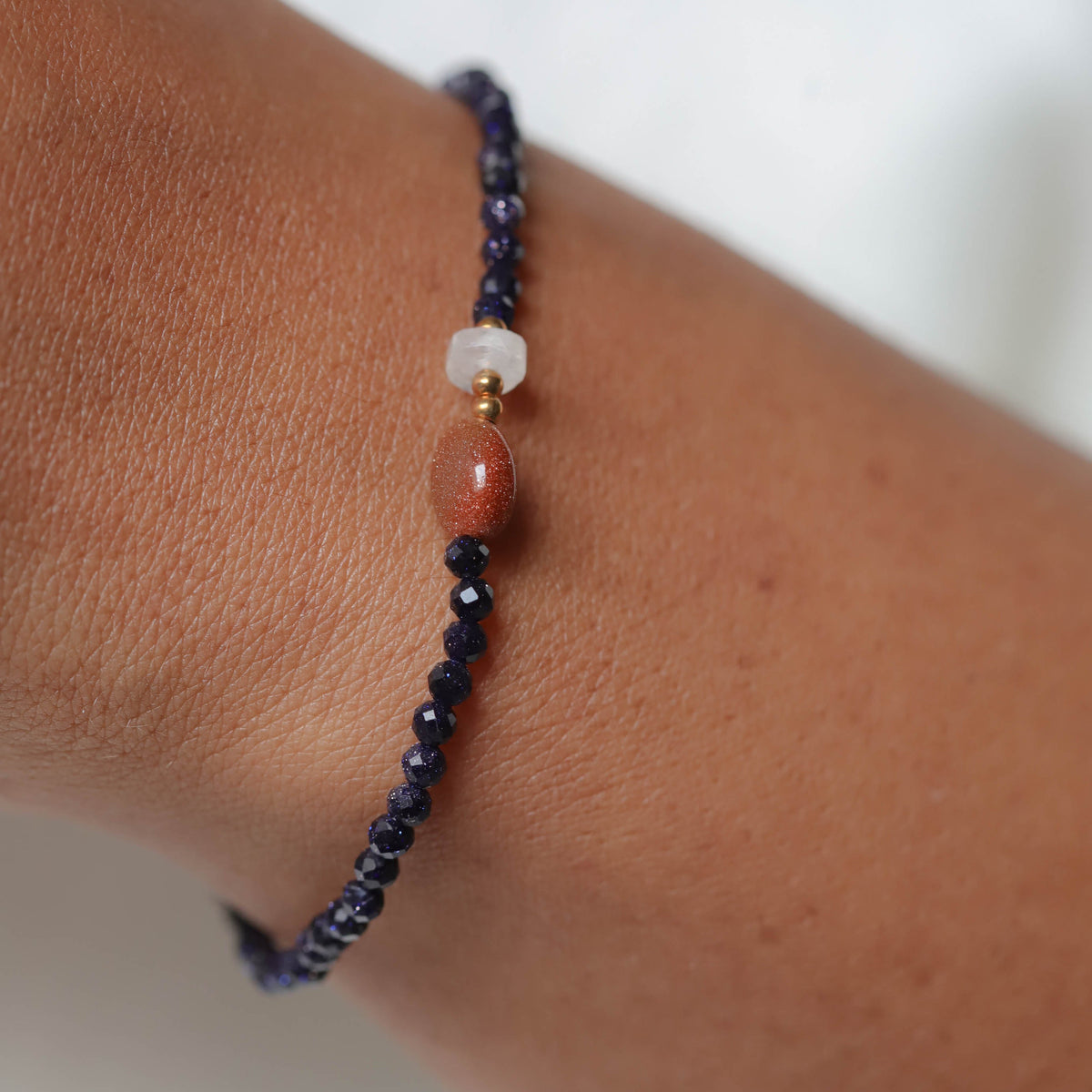 Handgemaakte edelsteen armbandje Jaylaa Jewelry