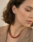 Carneool edelsteen ketting