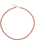 korte carneool ketting