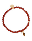 Carneool armband met tijgeroog