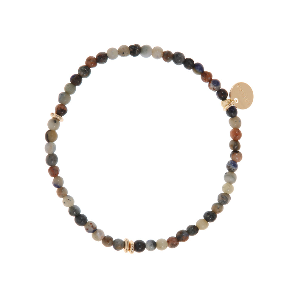 Edelsteen mix armband