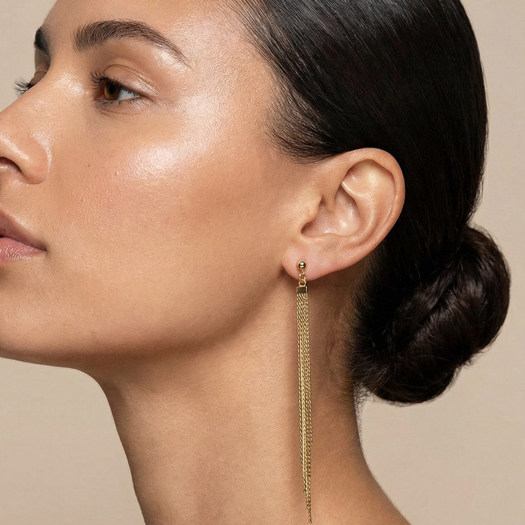 Gouden oorbellen Jaylaa