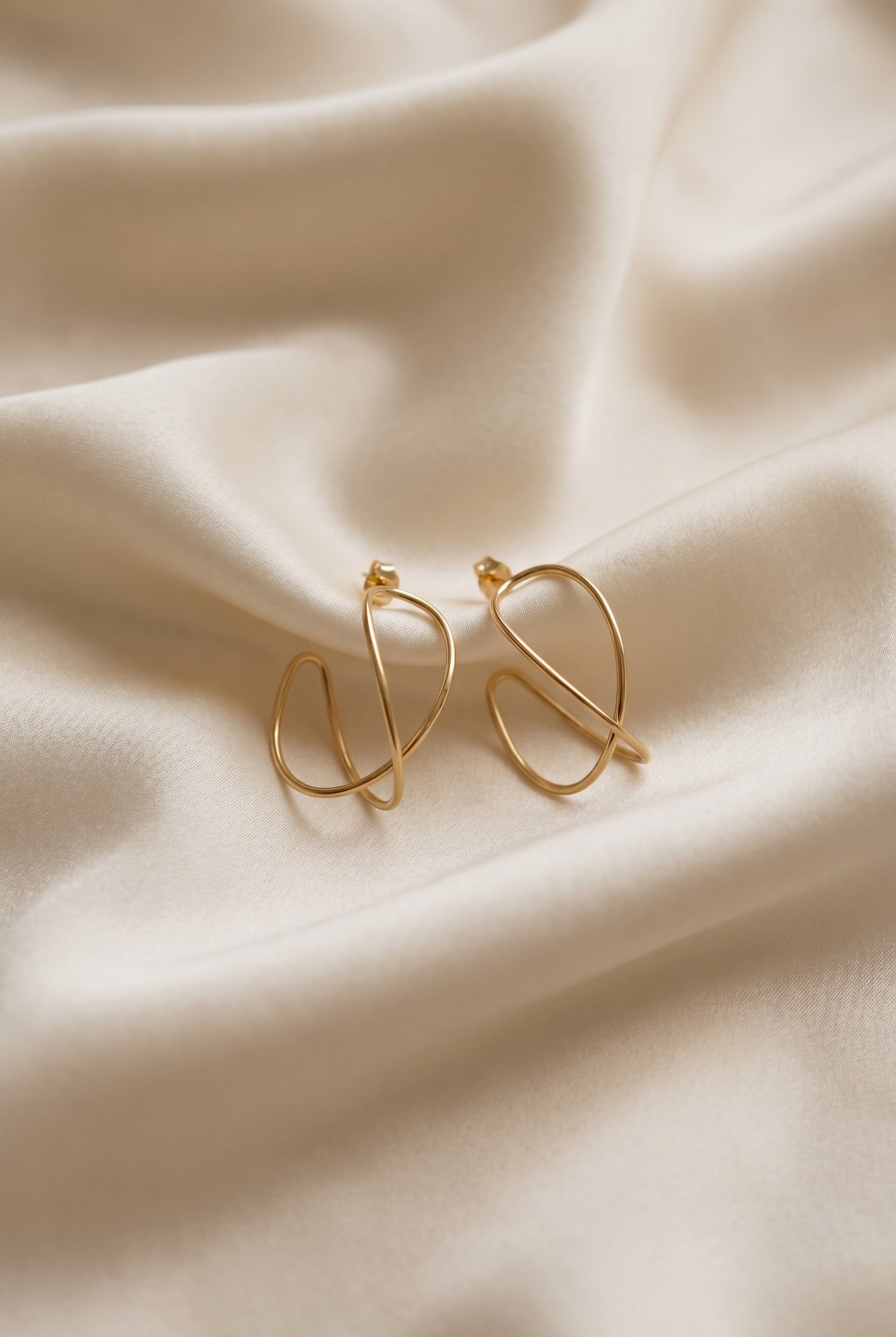 Gouden oorbellen dames