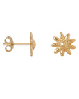 Bloemen studs goud