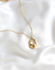 Gold pated ketting