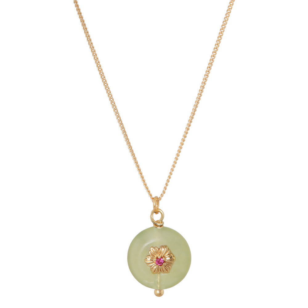 serpetijn jade bedel ketting