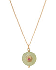 serpetijn jade bedel ketting