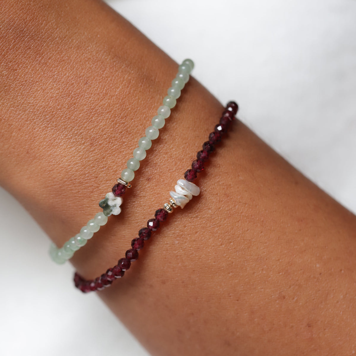 Handgemaakte aventurijn armband - Jaylaa jewelry