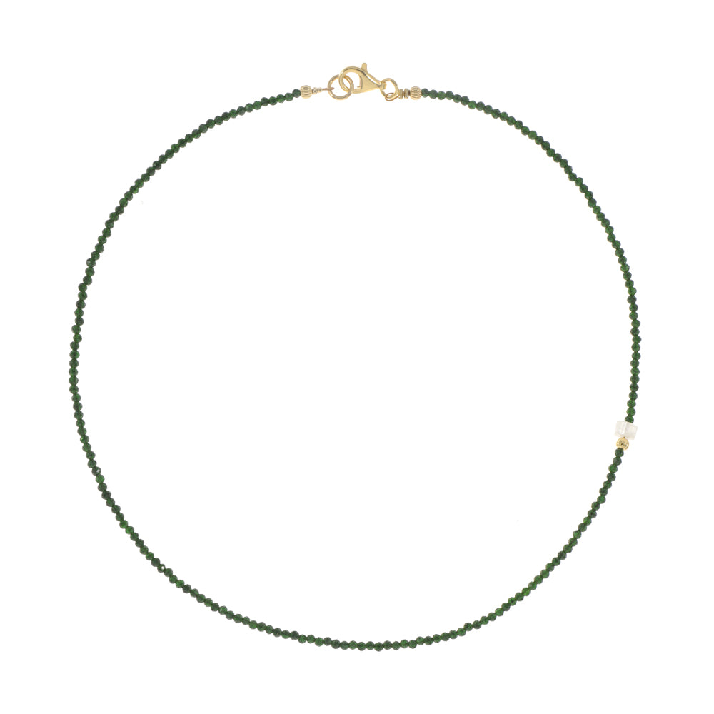 groene kralen ketting