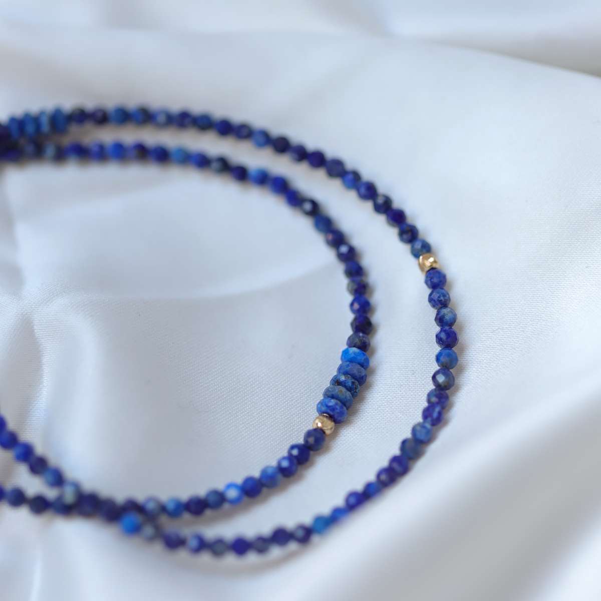 edelstenen ketting lapis lazuli van Jaylaa