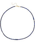 korte blauwe lapiz lazuli edelsteen ketting