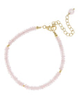 Rozenkwarts armband