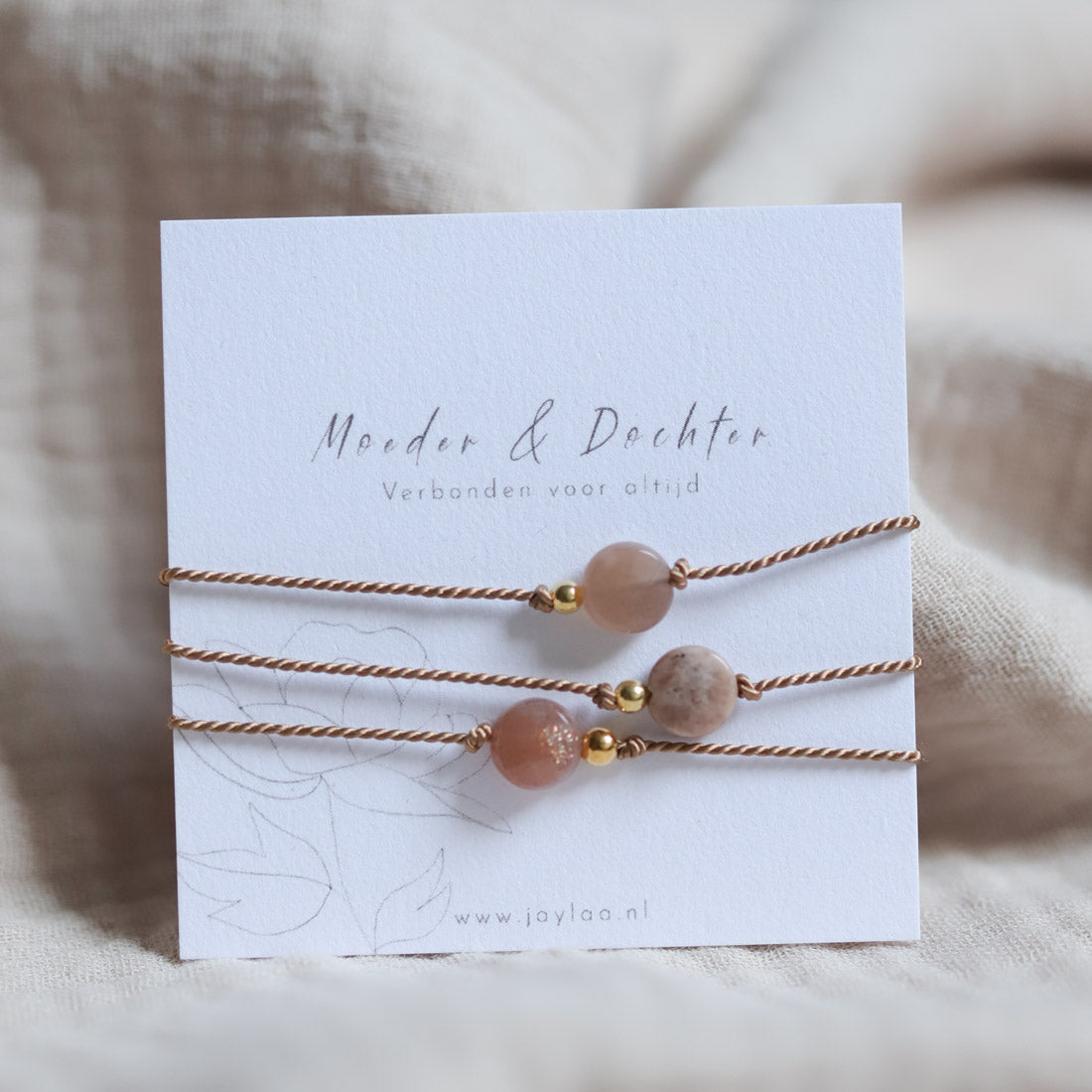 moeder dochter armbanden set