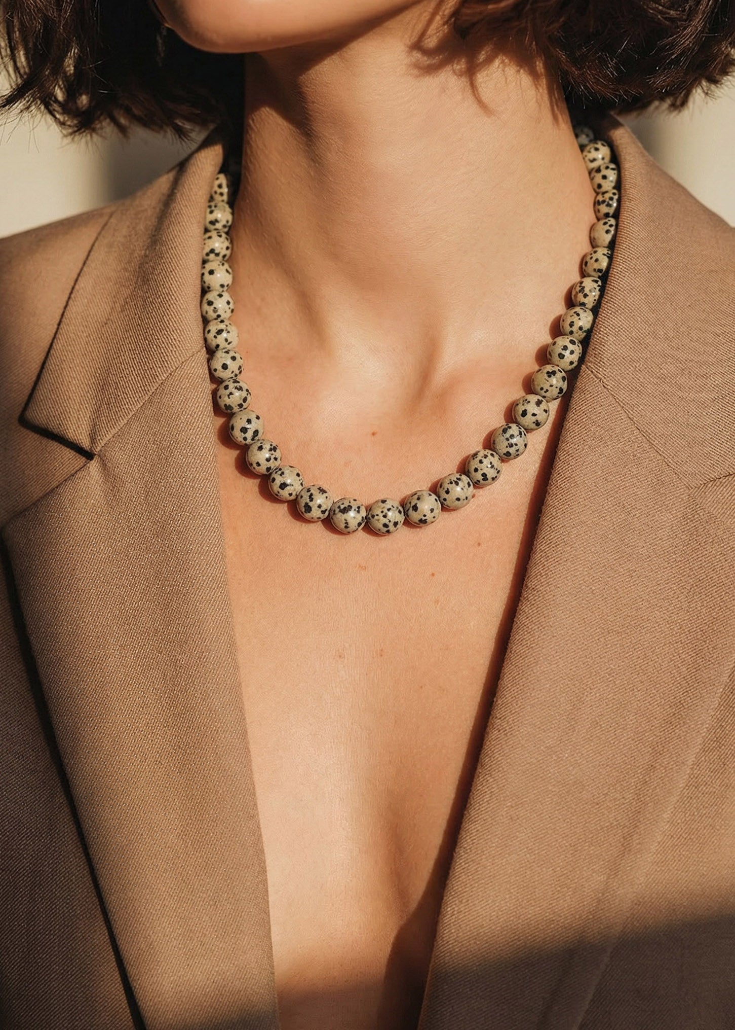 Edelsteen ketting statement