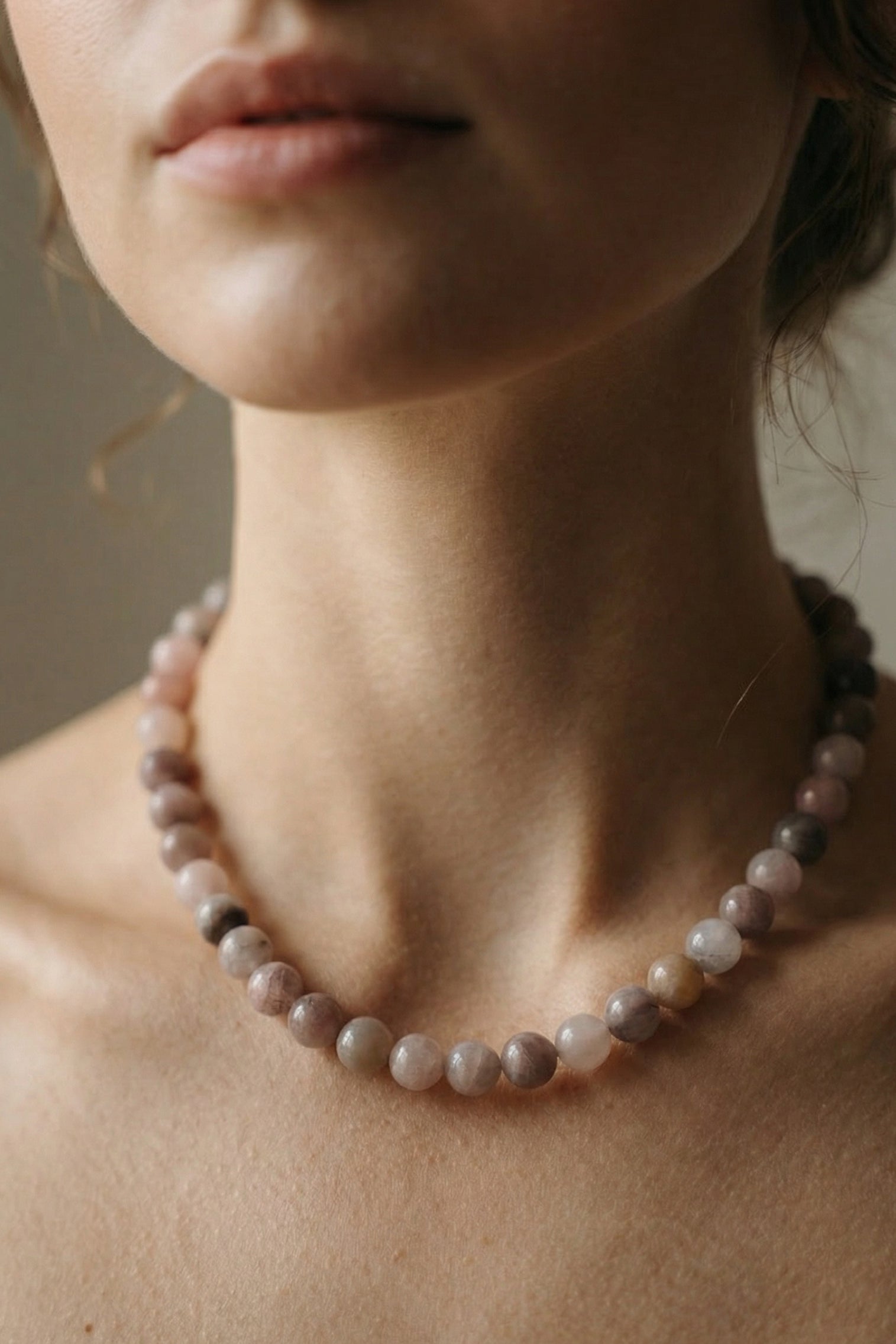 roze quartz ketting kralen